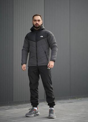 Комплект куртка tnf + штани tnf. барсетка tnf у подарунок!