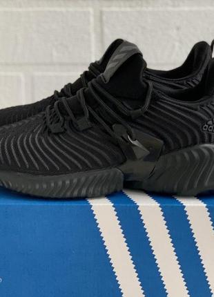 Кросівки adidas alphabounce повністю чорні 🌶 smb