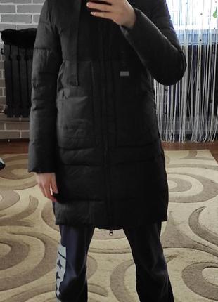 Maxrita зимняя куртка, пуховик на синтепоне, длинная куртка, теплое пальто9 фото