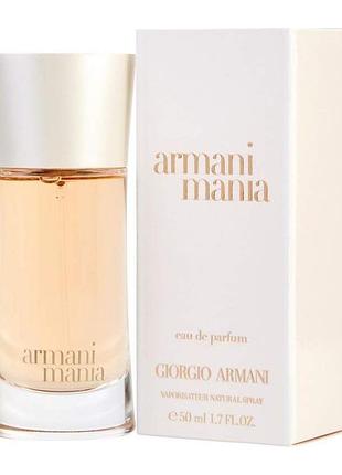 Armani mania for women парфюмированная вода 100мл