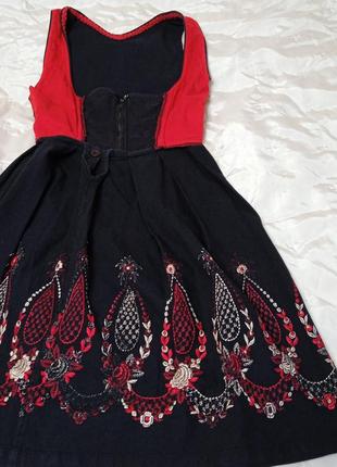 Платье баварское,традиционное,винтаж5 фото