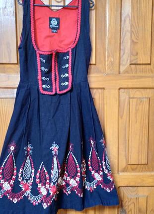 Платье баварское,традиционное,винтаж2 фото