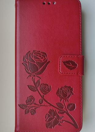 Чехол-книжка  "роза"  для xiaomi redmi note 8t2 фото