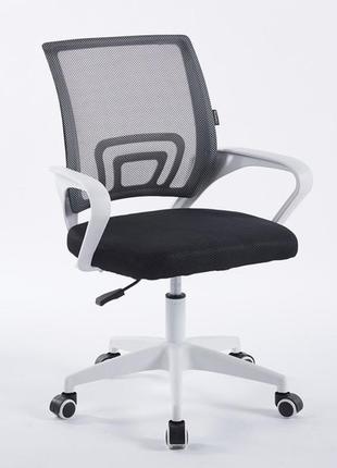 Крісло bonro bn-619 біло-чорне1 фото
