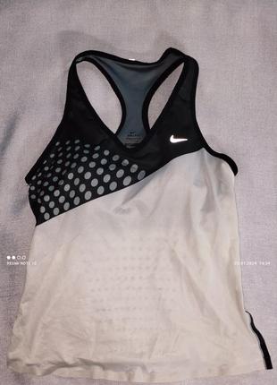 Спортивна майка з топом від nike dry fit! p.-xs nike