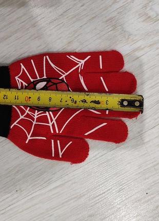 Перчатки детские спайдермен, spiderman, 4-5 лет2 фото