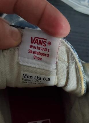 Мягкие кеды vans cedar (denim stars) w vmapawg