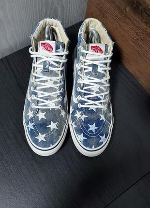 Мягкие кеды vans cedar (denim stars) w vmapawg3 фото