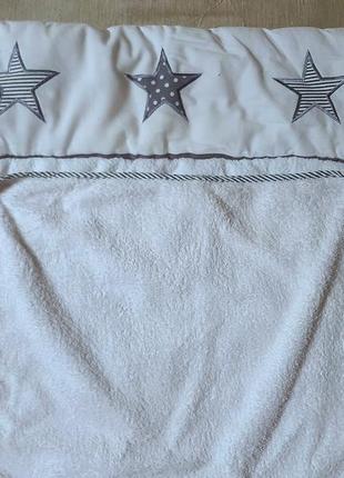 Пеленальный коврик «звездно-серый» от schardt с водооталкивающим сьемным вкладышем4 фото