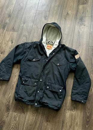 Куртка fjallraven greenland winter jacket g-1000 black / розмір: l