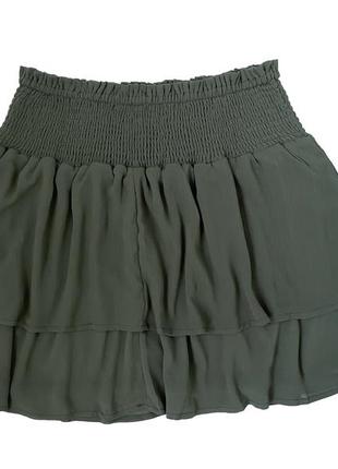 Шифоновая юбка b.young hitta skirt цвета хаки, xl/xxl4 фото