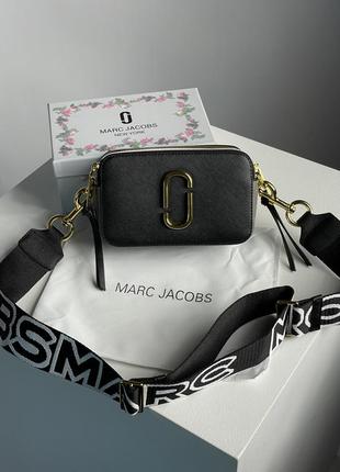 Женская сумка marc jacobs the snapshot black multi черная