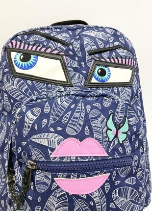 Американский рюкзак ollie face yap синий цвет 25 л invicta6 фото