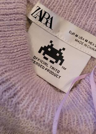 Светер кофта шерстяний zara  space invaders taito h&m7 фото