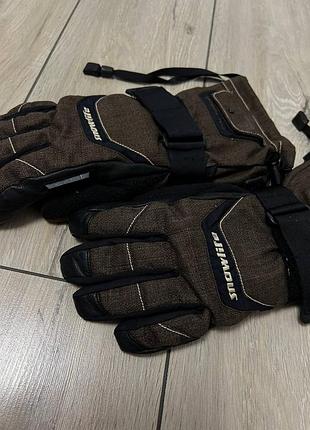 Зимові лижні гірськолижні перчатки рукавиці snowlife l/m