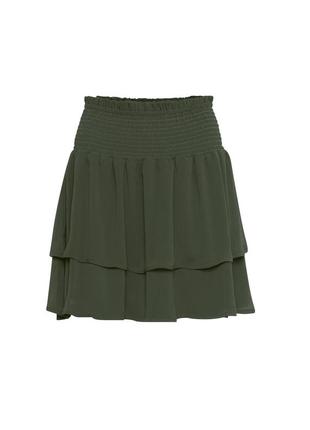 Шифоновая юбка b.young hitta skirt цвета бордо, s/m, xl/xxl10 фото