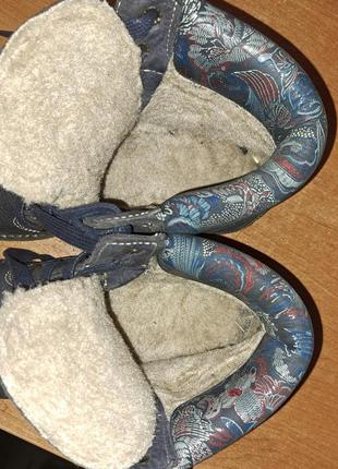 Ботинки зимние кожаные 39р. на узкую ногу5 фото