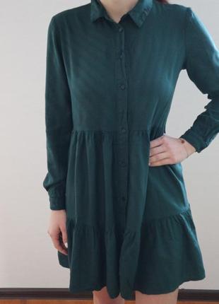 Сукня плаття зелене рубашка
