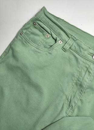 Джинсы женские зеленого цвета прямого кроя от бренда damart 16/462 фото