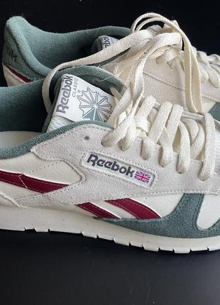 Кроссовки reebok classic leather beige ie69831 фото