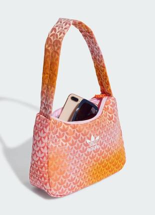Мініатюрна жакардова сумка на плече adidas2 фото