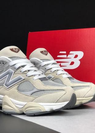 Подростковые замшевые кроссовки new balance 9060 унисекс9 фото