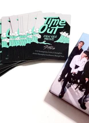 Карточки stray kids k-pop стрей кидс кей поп time out тайм аут
