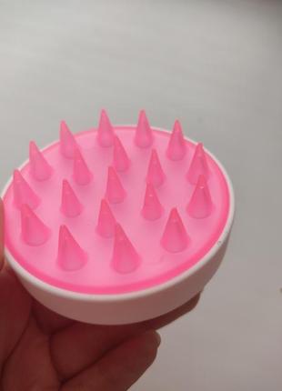 Силиконовая щетка-массажер для кожи головы