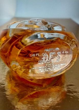 Safari ralph lauren, вінтажна мініатюра, parfum/чистий парфум, 4 мл3 фото