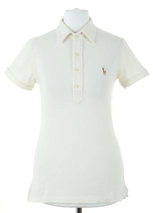 Вінтажне подовжене поло оригінал polo ralph lauren women's slim fit polo shirt1 фото