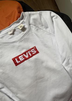 Свитшот кофта свитер levi’s ( не the north face adidas gap)2 фото