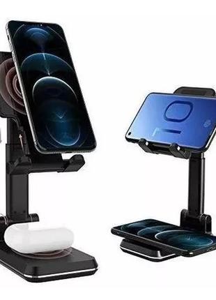 Бездротовий зарядний пристрій kertxin 2 в 1, подвійна бездротова зарядка