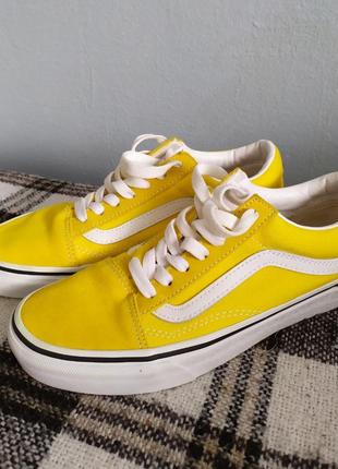 Кеди vans yolk yellow