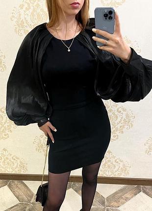Платье зара zara черное платье