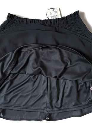 Шифоновая юбка b.young hitta skirt черного цвета, s/m8 фото