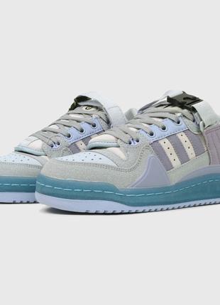 Кроссовки adidas forum low x bad bunny light blue (36-45)