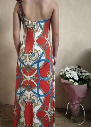 Красивенное платье,в стиле hermes ! р.46-48!!2 фото