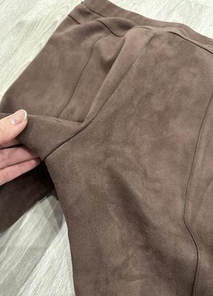 Жіночі штани шоколадного кольору ilona's, розмір 403 фото