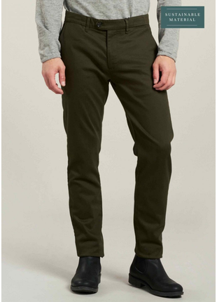 Dstrezzed fonda chino with tencel lyocell 31 / 32 брюки мужские армейские зеленые военные мужские