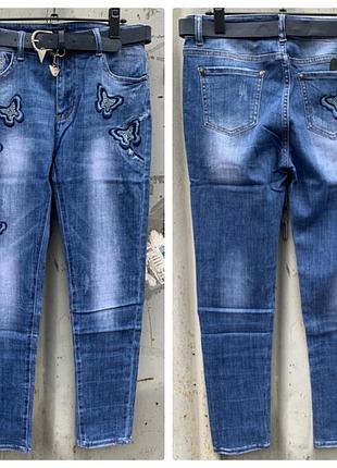 Джинсы женские стрейч. деми весна. новые.