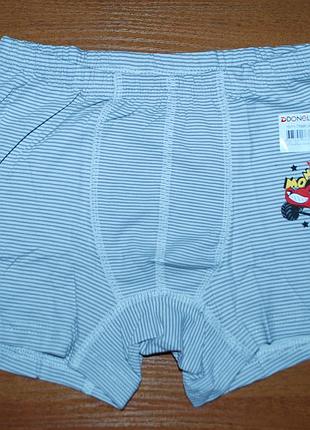Отсутствие трусики боксерки 10-11 рост 146-152 донелла donella шортики машинка тачки полоски