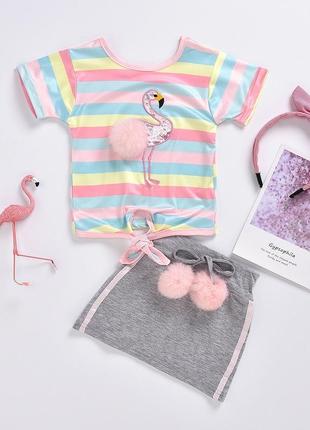 Очень красивый летний костюм на девочку