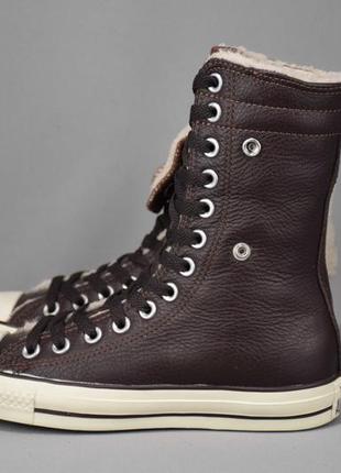 Converse hi winter високі кеди черевики жіночі зимові зшкіряні індонезія оригінал 36.5 р/23 см3 фото