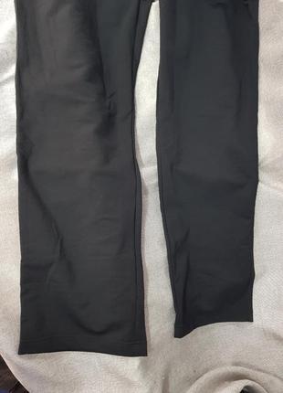 Штани у великих розмірах спортивні штани батал boulevard прямі угорщина трикотаж чорні7 фото