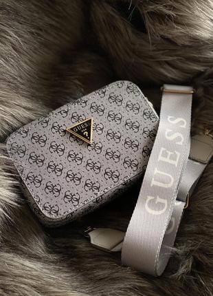 Жіноча сумка guess. текстильна сумка  гес