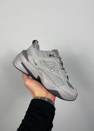 Найк кроссовки nike m2k atmosphere grey gunsmoke3 фото