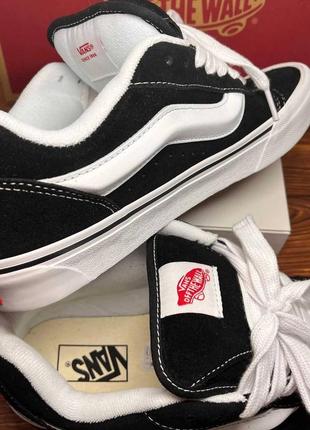 Vans knu skool black white vn000qc6bt2 фото