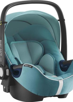 Автокресло britax-romer baby-safe2 i-size lagoon green люлька переноска3 фото