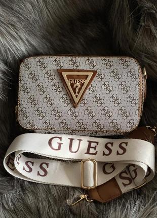 Жіноча сумка guess. текстильна сумка гес