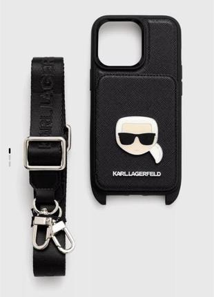 Чехол с поясом, karl lagerfeld для iphone 13 pro